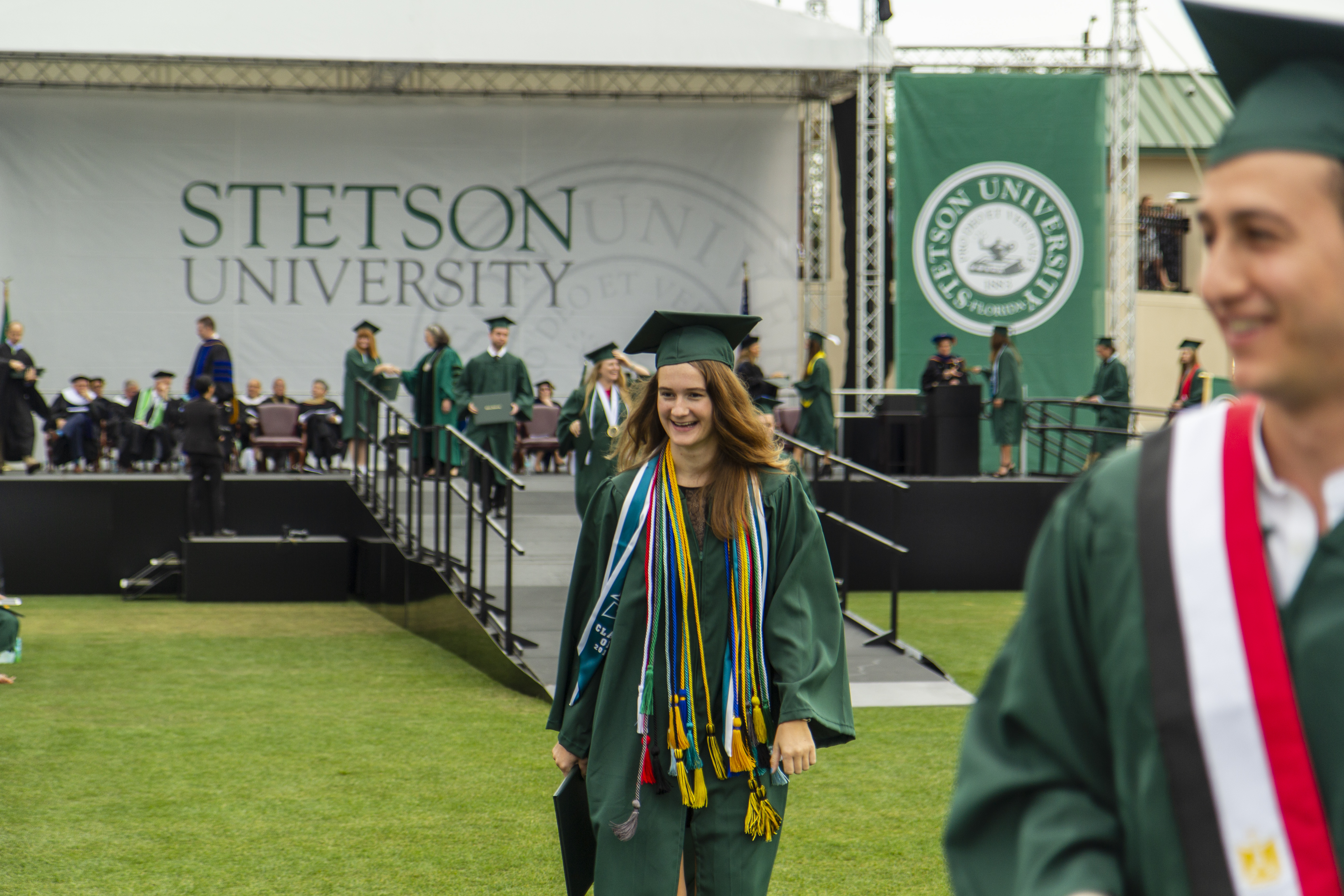 Student graduating from Stetson